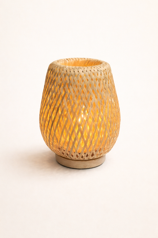 Rattan Boho Table lamp