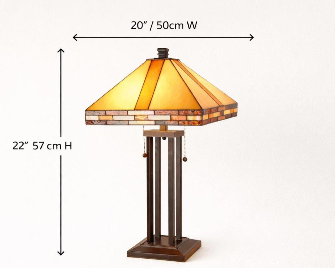 Large Tiffany Lamp - Art deco table lamp