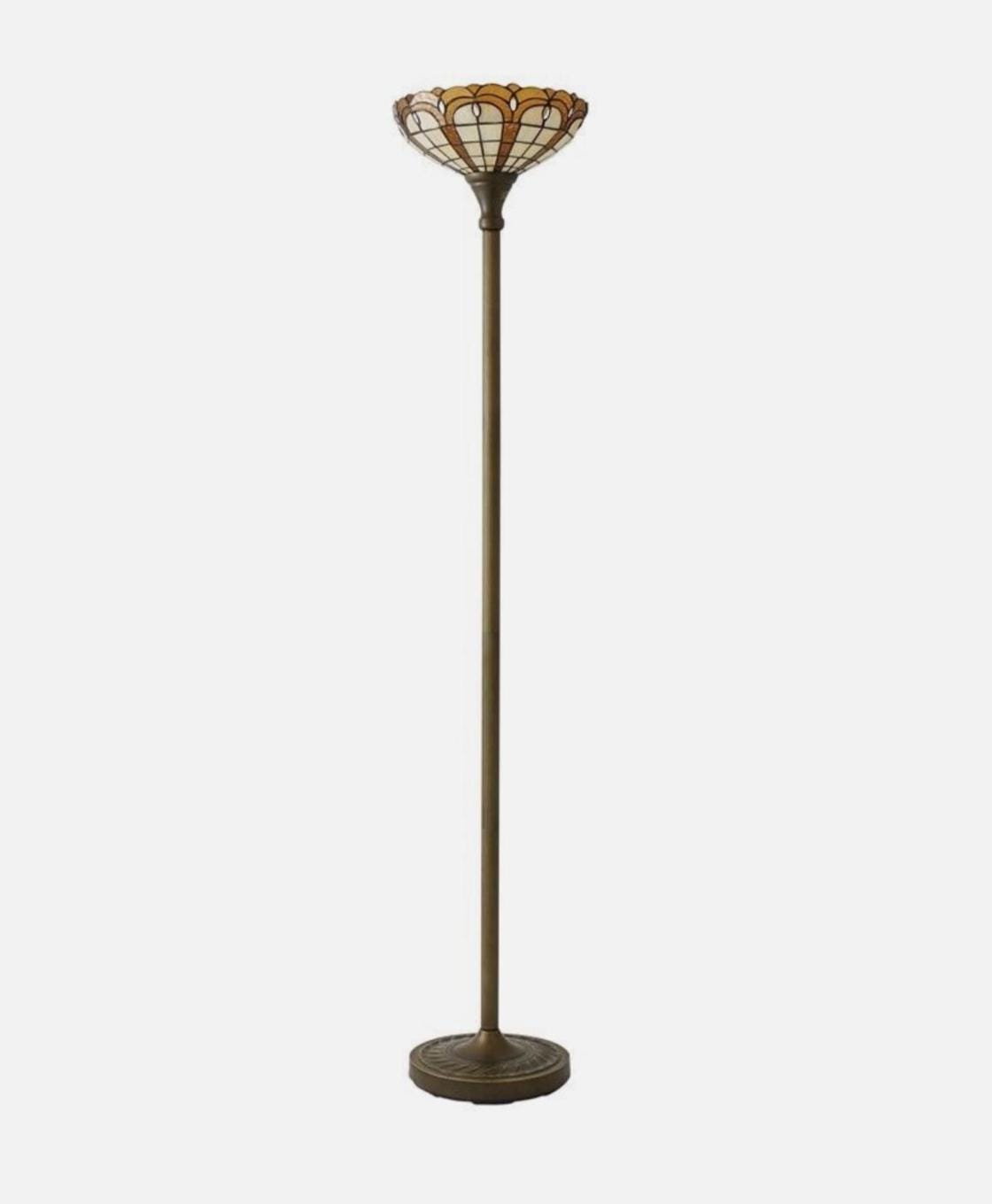 Tiffany Floor Lamp - Uplighter Standard Light Antique Art Deco