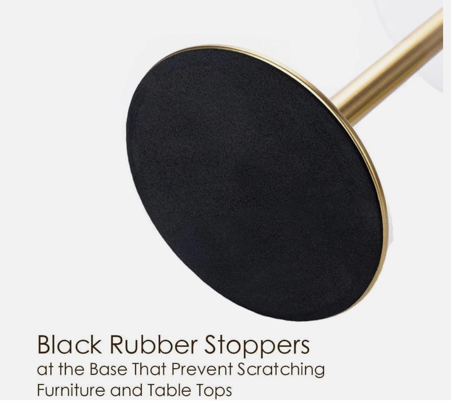 Rechargeable Brass Table Lamp – Modern Ribbed Acrylic Accent Light