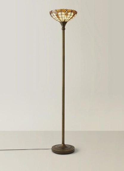 Tiffany Floor Lamp - Uplighter Standard Light Antique Art Deco