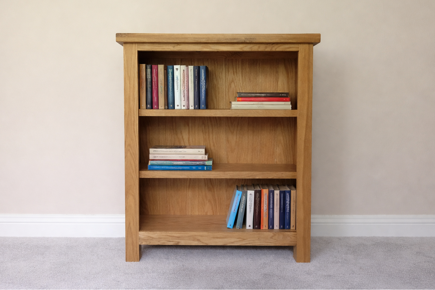 Oak Bookshelf - Rustic / Farmhouse look