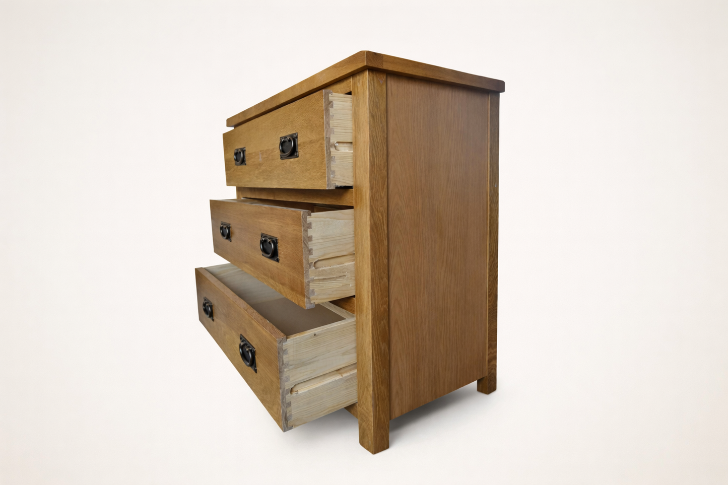 Rustic Oak Chest of drawers