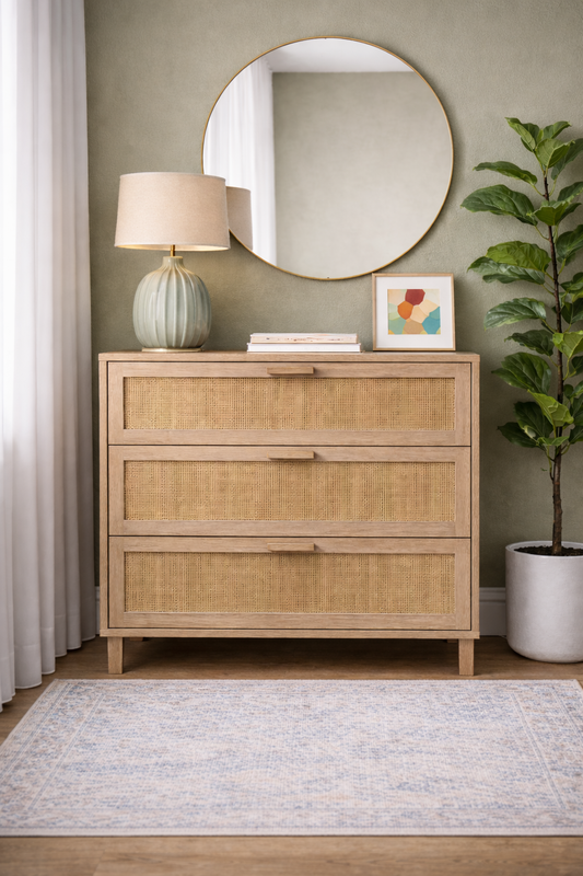 Rattan Chest of drawers