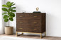 Solid Walnut Chest of drawers - Dark wood, Modern drawer