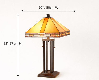 Large Tiffany Lamp - Art deco table lamp