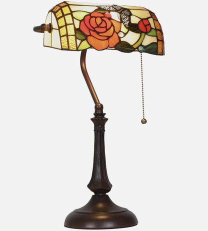 Tiffany lamp - banker lamp - nightlight
